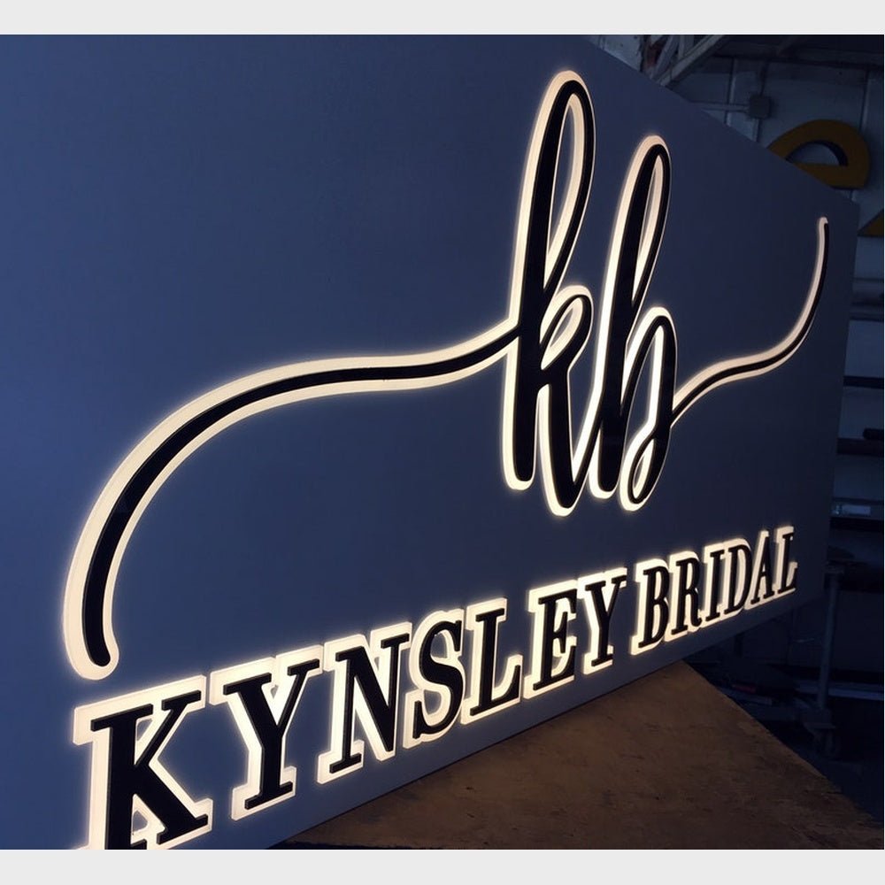 Kynsley Bridal 3D Backlit Channel Letters Led Light Sign - Shineneon