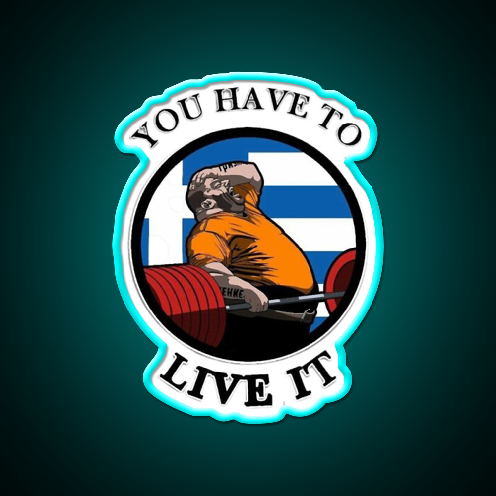 Kyriakos Grizzly 2 Gym Fitness Led Neon Sign Rgb Color