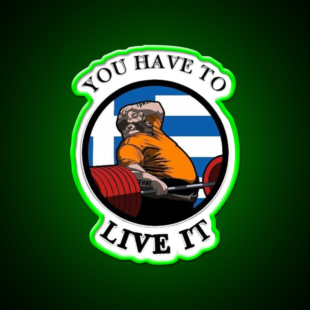 Kyriakos Grizzly 2 Gym Fitness Led Neon Sign Rgb Color