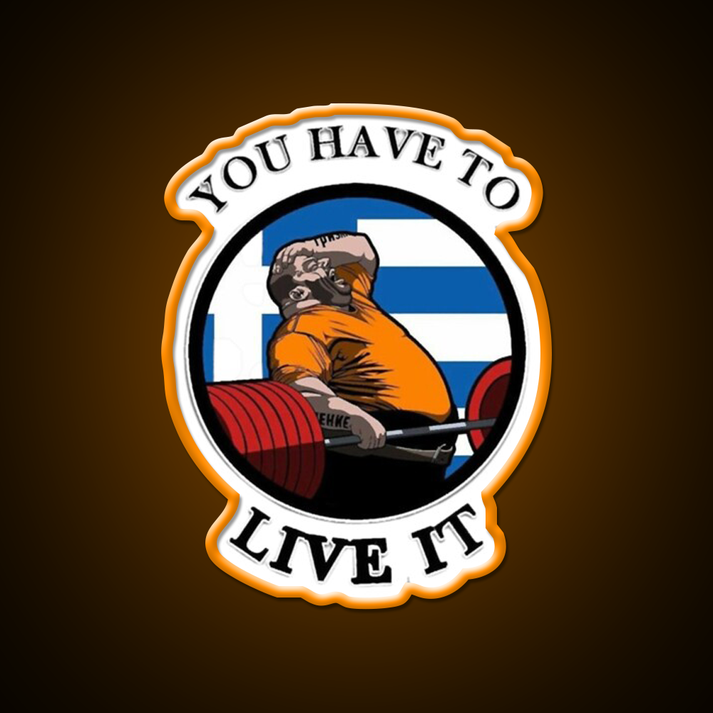 Kyriakos Grizzly 2 Gym Fitness Led Neon Sign Rgb Color