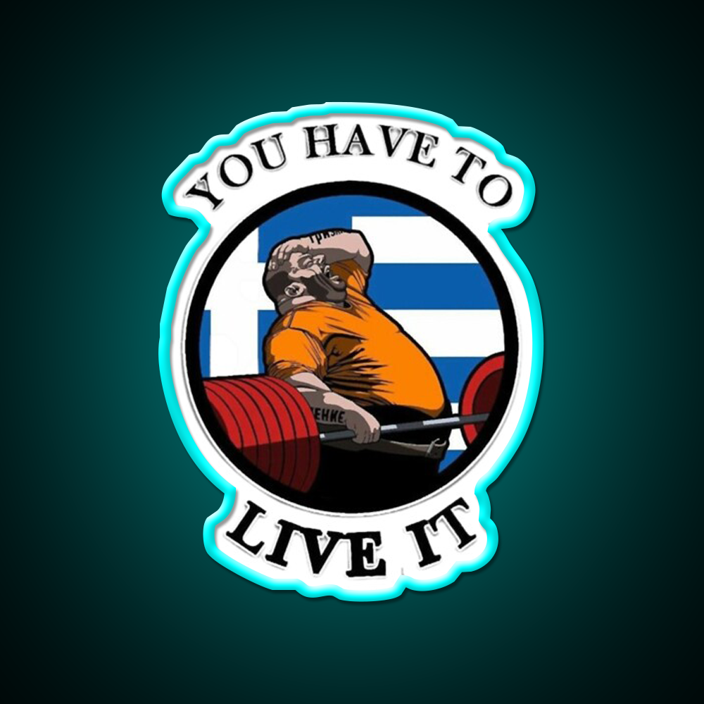 Kyriakos Grizzly Gym Fitness Led Neon Sign Rgb Color