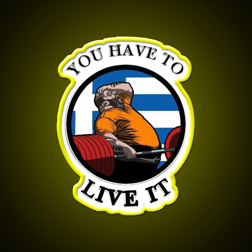 Kyriakos Grizzly Gym Fitness Led Neon Sign Rgb Color