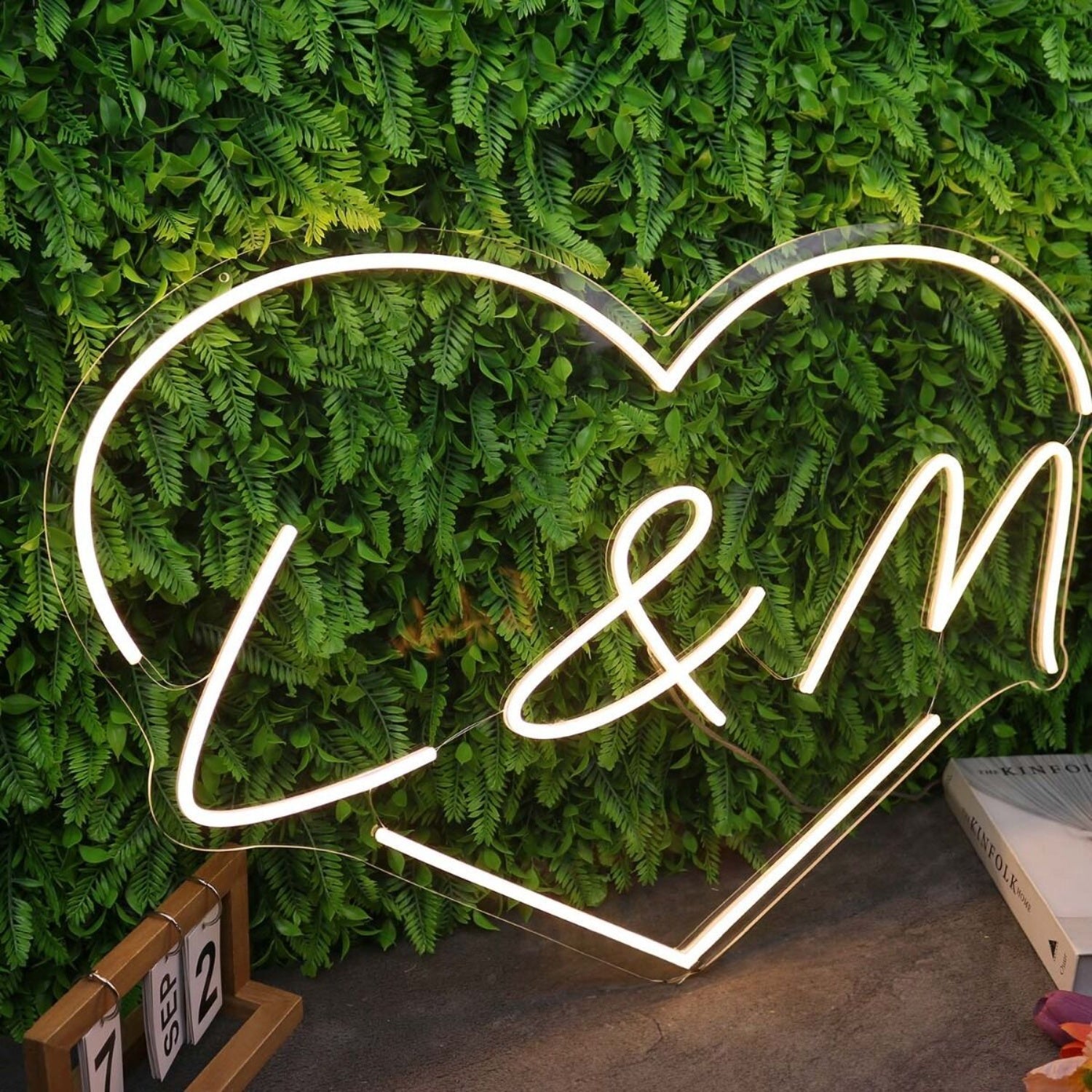L And M Yellow Neon Sign | Shineneon
