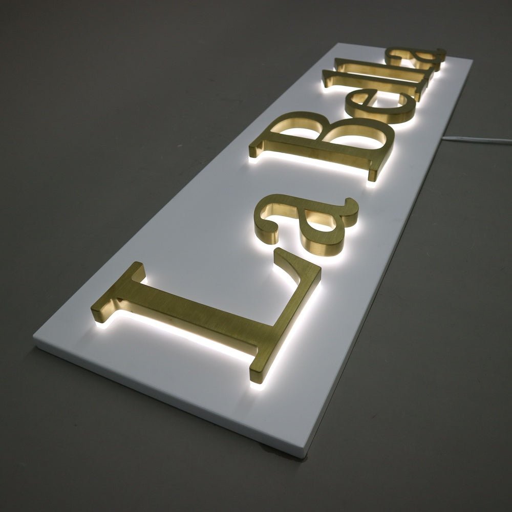 La Bella 3D Backlit Channel Letters Led Light Sign - Shineneon