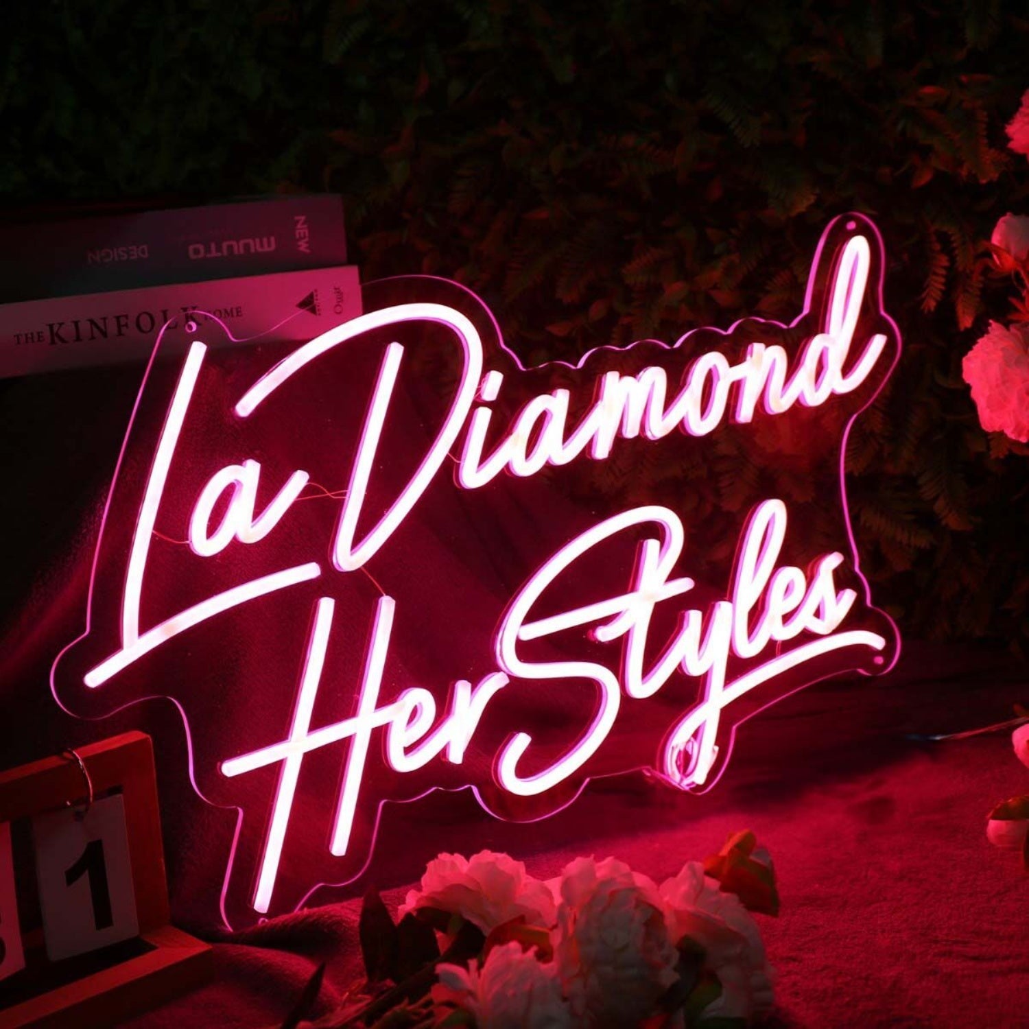 La Diamond Her Styles Red Led Neon Sign - Shineneon