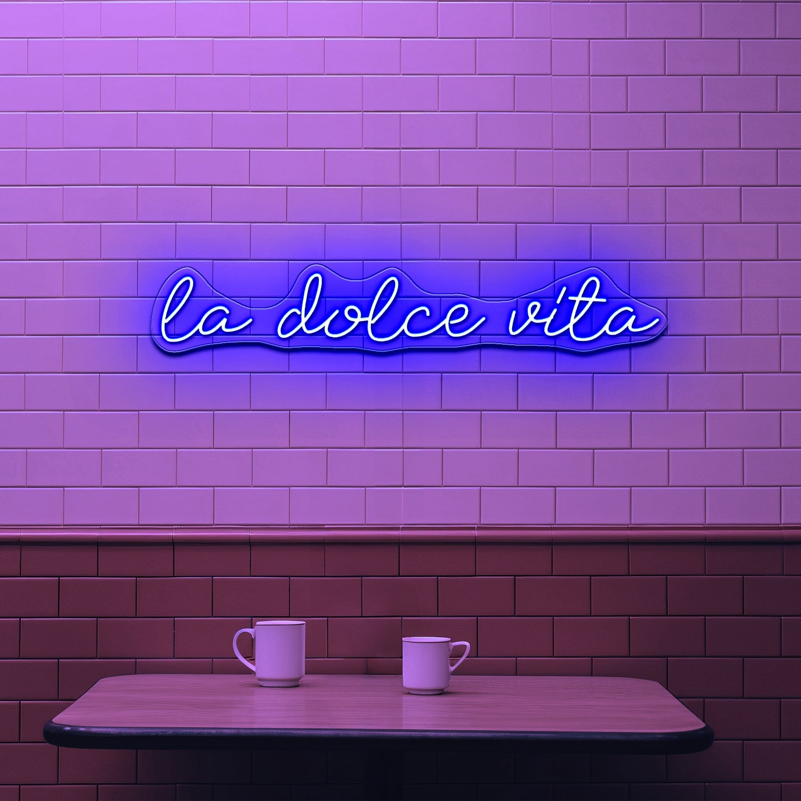 La Dolce Vita Led Light Wall Art - Shineneon