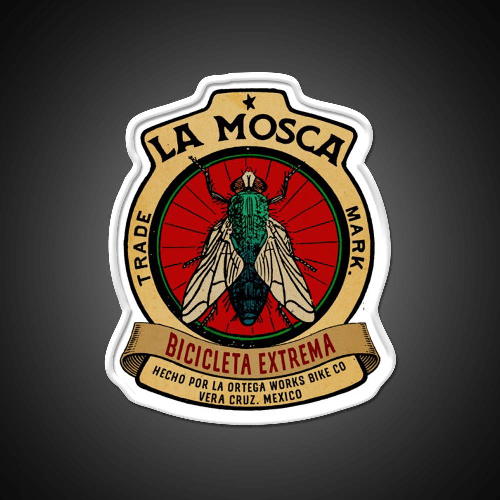 La Mosca Vintage Mexican Bicycle Party Drink Tequila Led Neon Sign Rgb Color - Shineneon