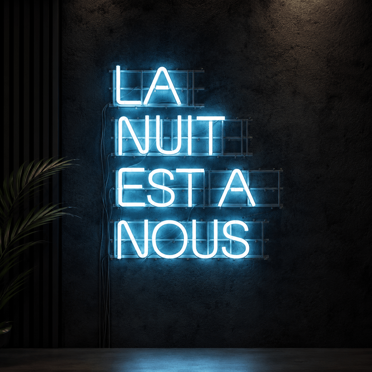 La Nuit Esta Nous LED Neon Sign - Shineneon