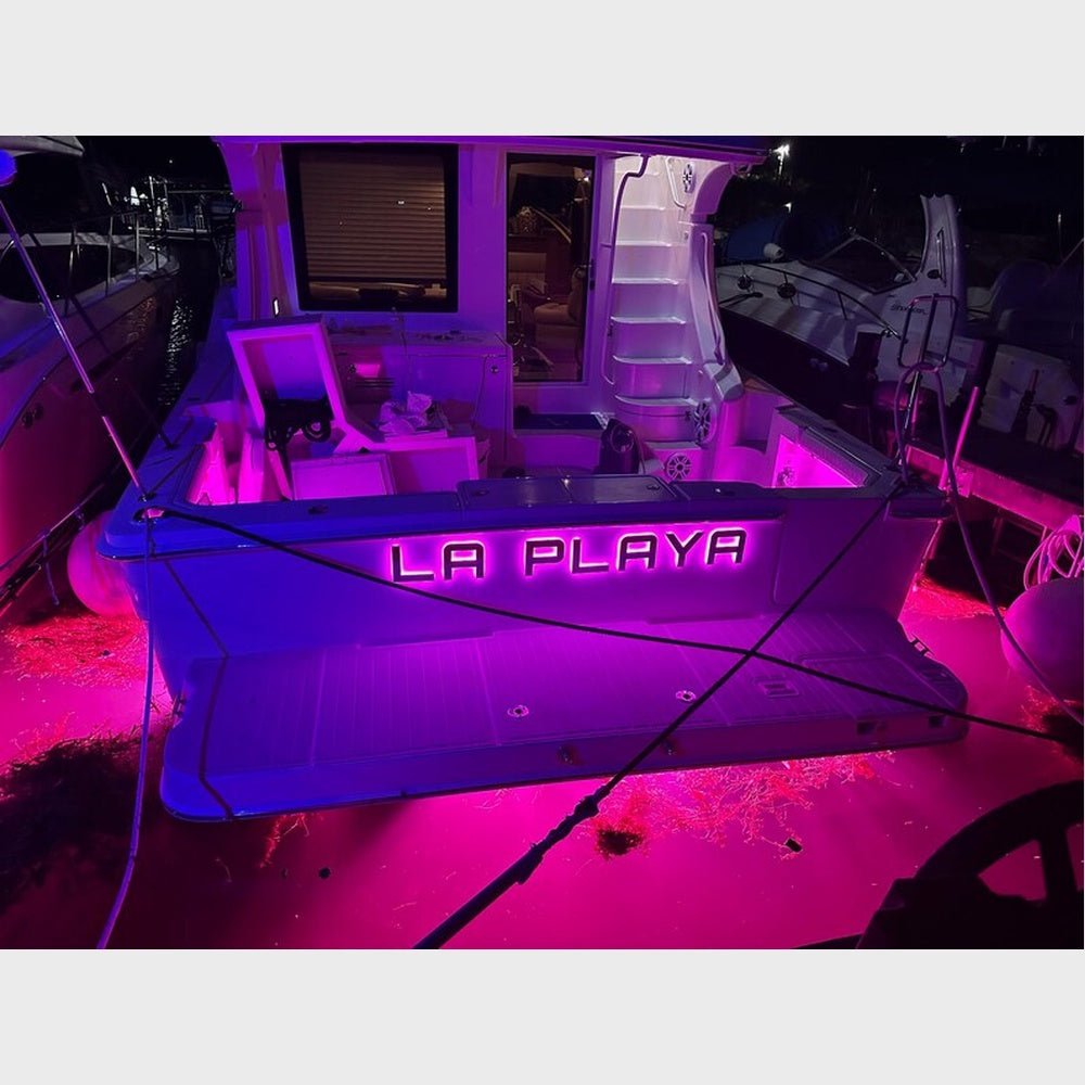 La Playa 3D Backlit Channel Letters Led Light Sign - Shineneon