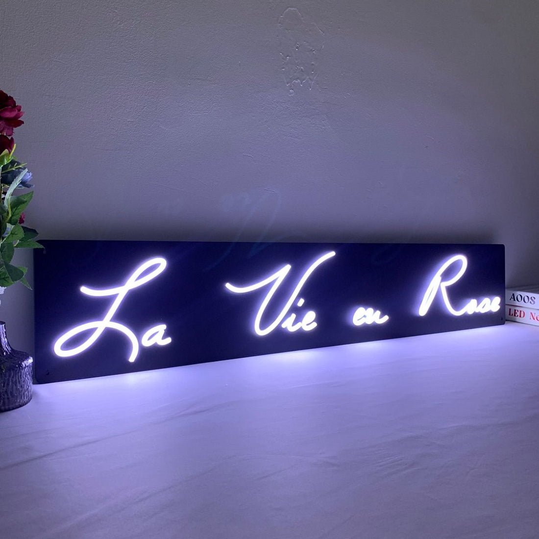 La Vie En Rose French Led Sign Business Neon Sign - Shineneon