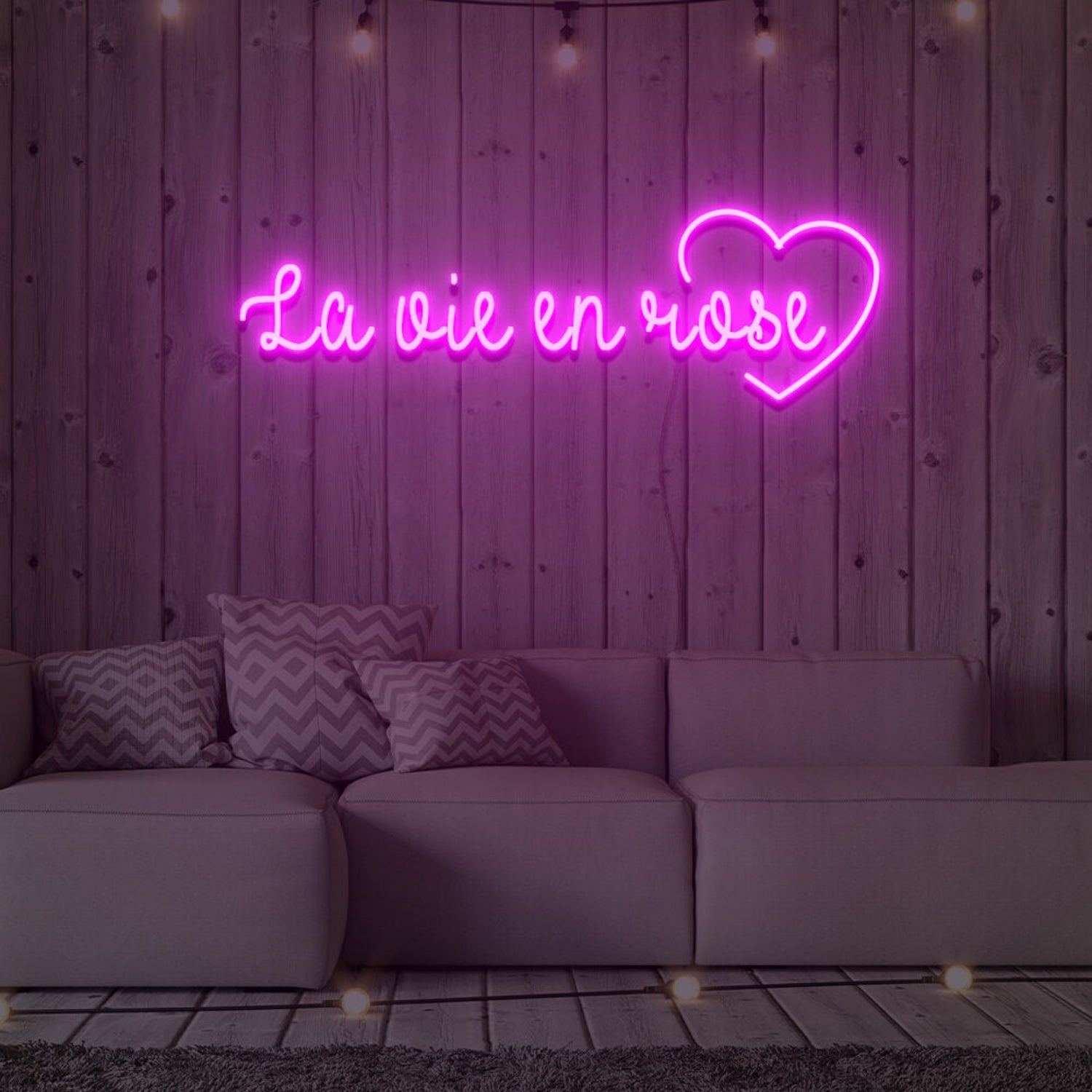 La Vie En Rose Neon Light Signs Bar Party Decoration | Shineneon