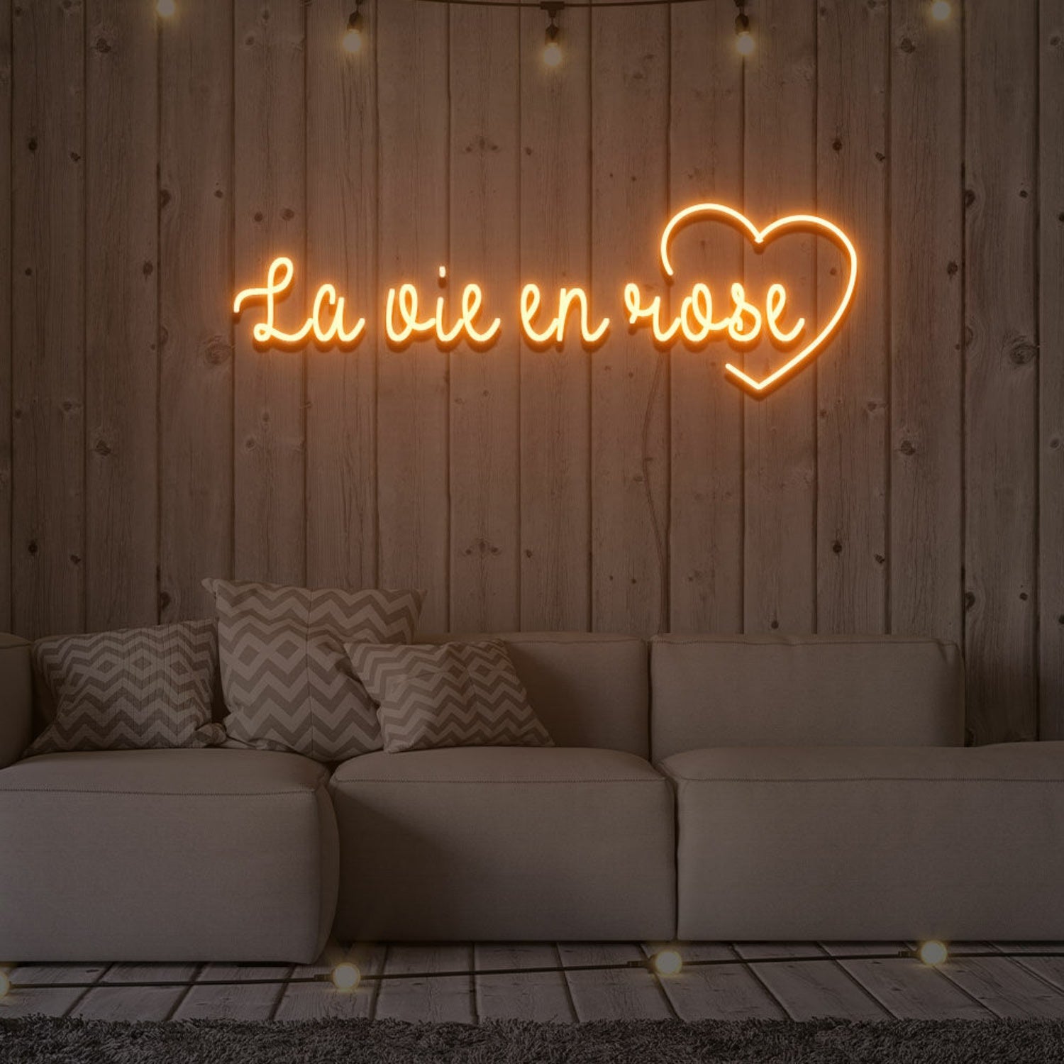 La Vie En Rose Neon Light Signs Bar Party Decoration | Shineneon