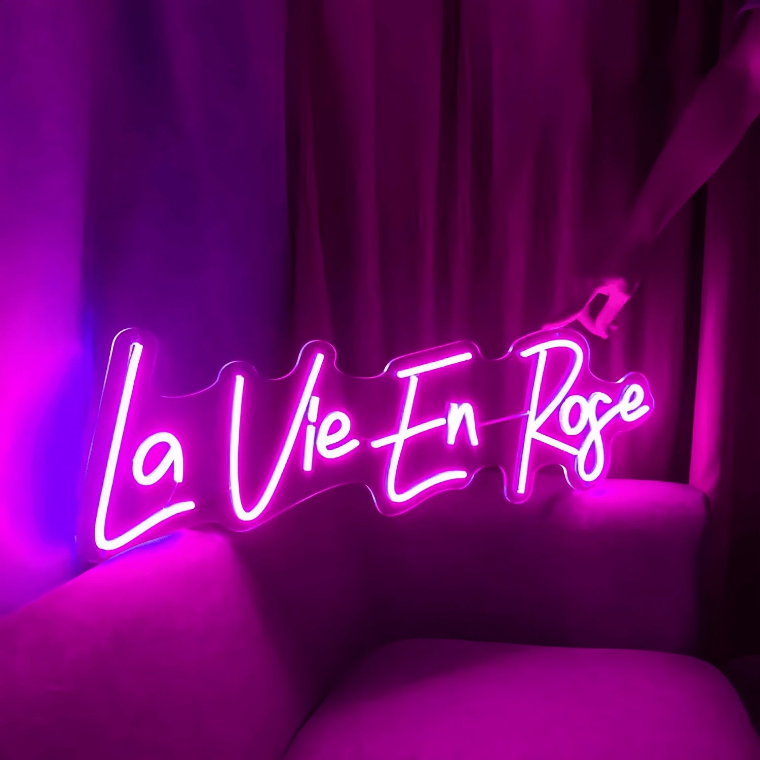 La Vie En Rose Neon Sign Illuminate Your Love Story | Shineneon