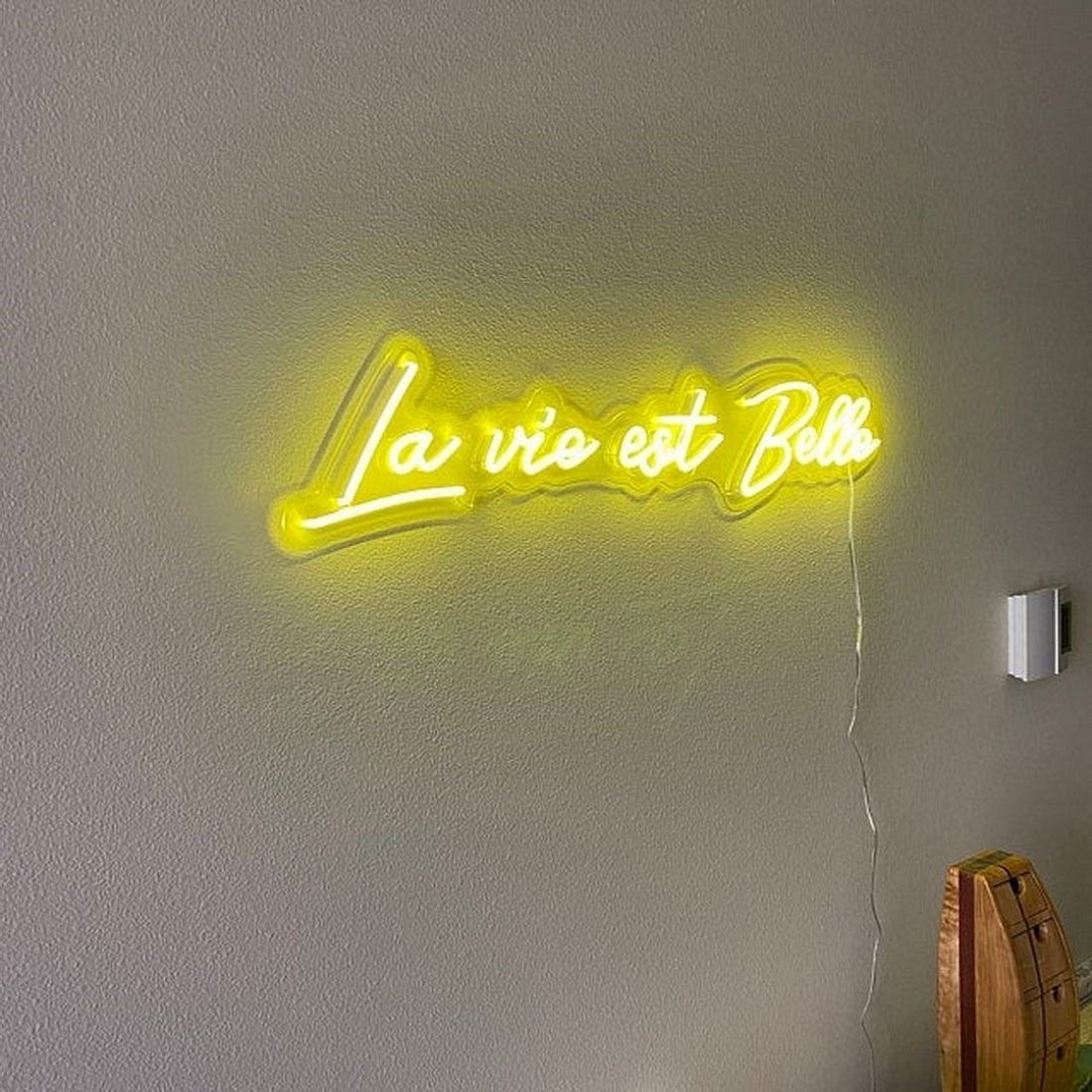 La Vie Est Belle French Led Sign Business Neon Sign - Shineneon