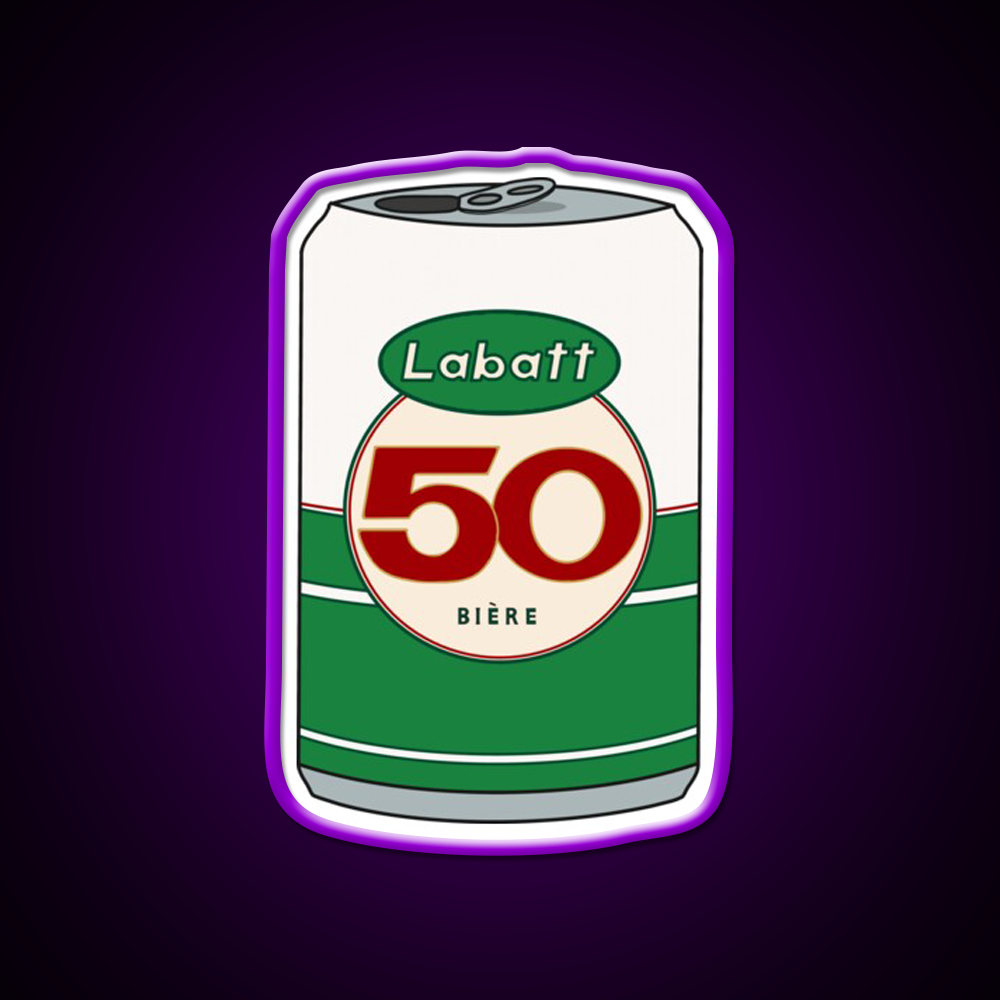 Labatt 50 Beer Can Beer Bar Decor Led Neon Sign Rgb Color - LED neon sign view 9