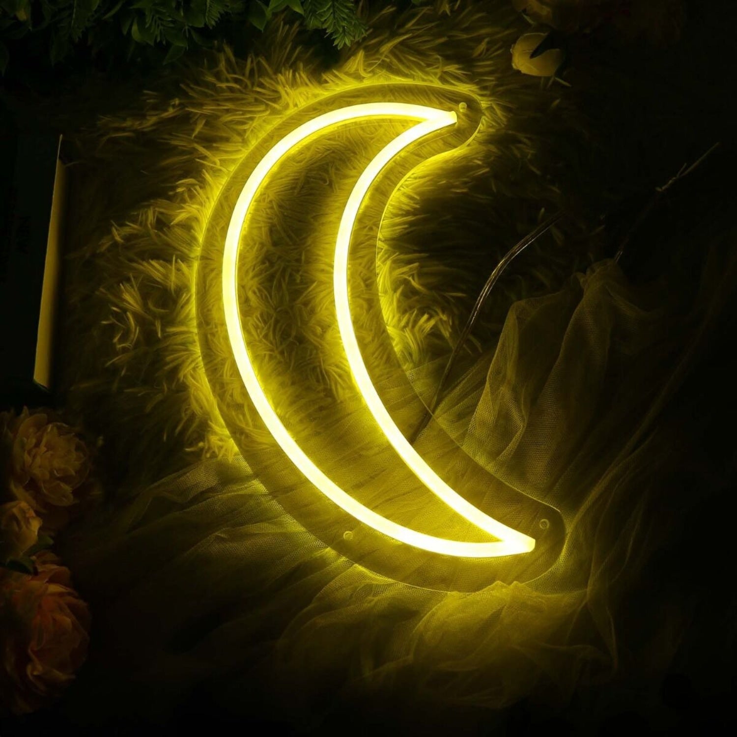 Lack Of Moon Yellow Led Neon Sign - Shineneon