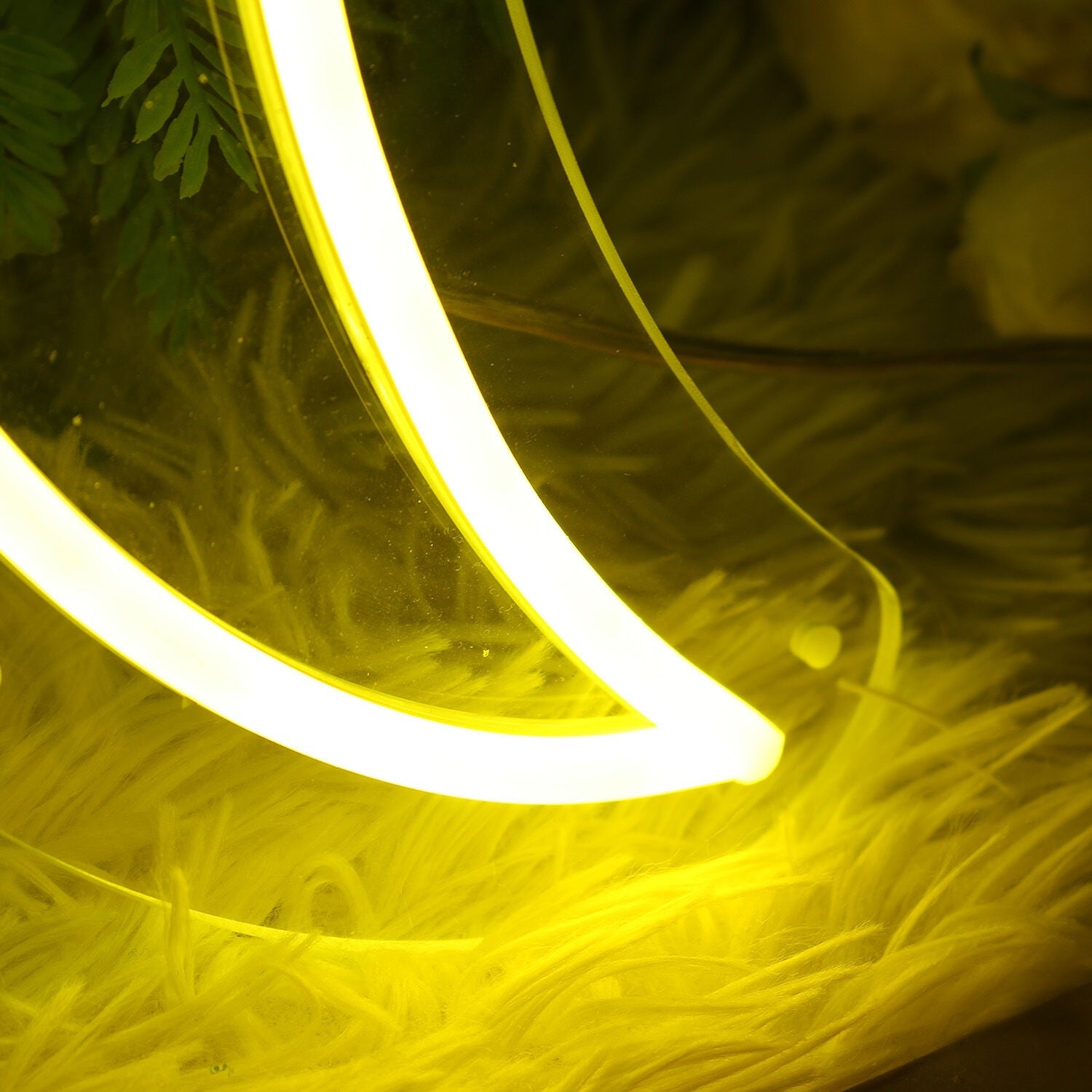 Lack Of Moon Yellow Led Neon Sign - Shineneon