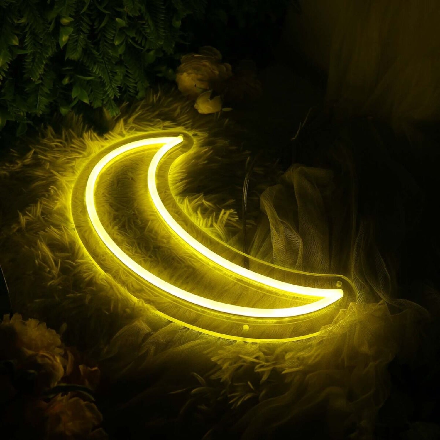 Lack Of Moon Yellow Led Neon Sign - Shineneon