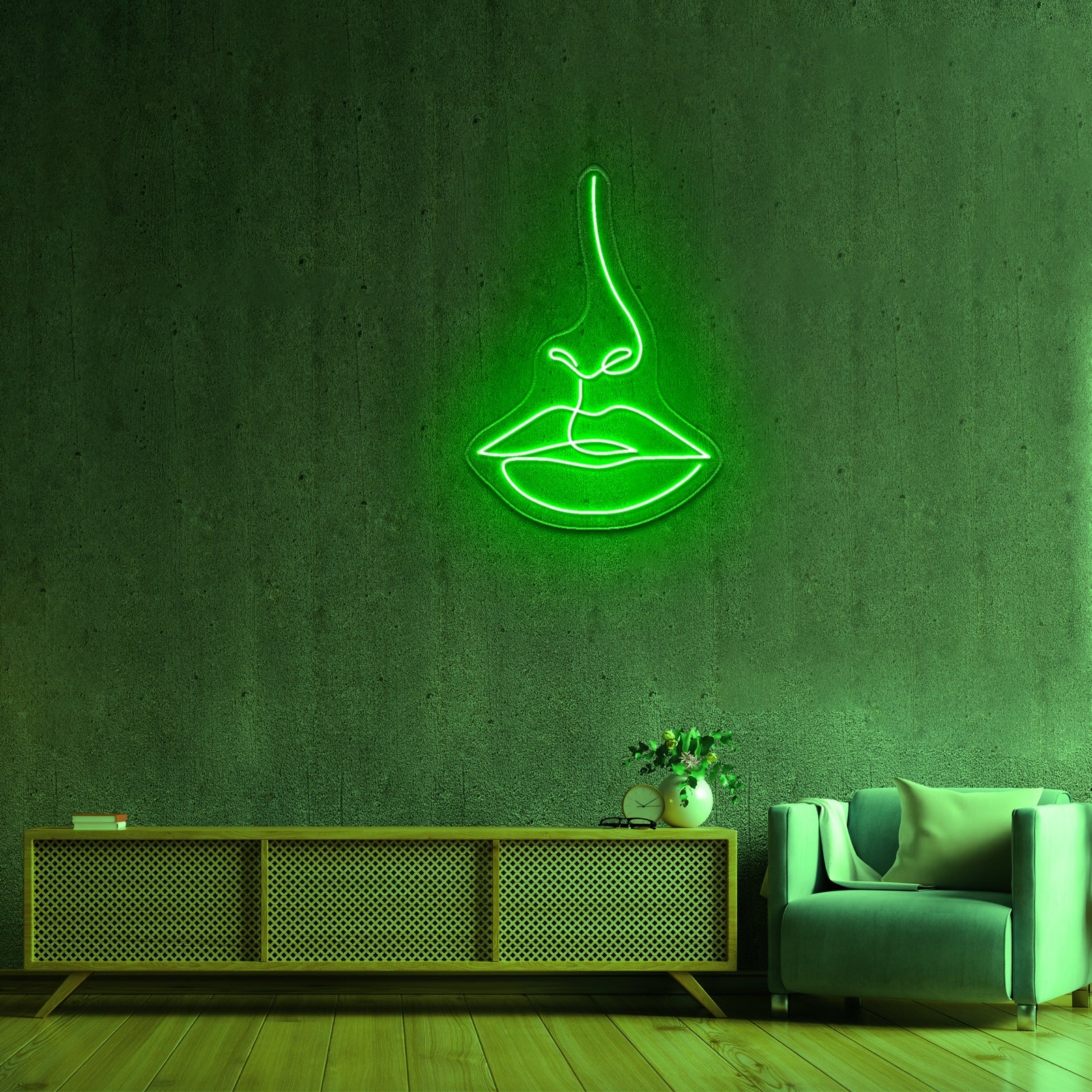 Lady Face Neon Sign For Bedroom Decor - Shineneon