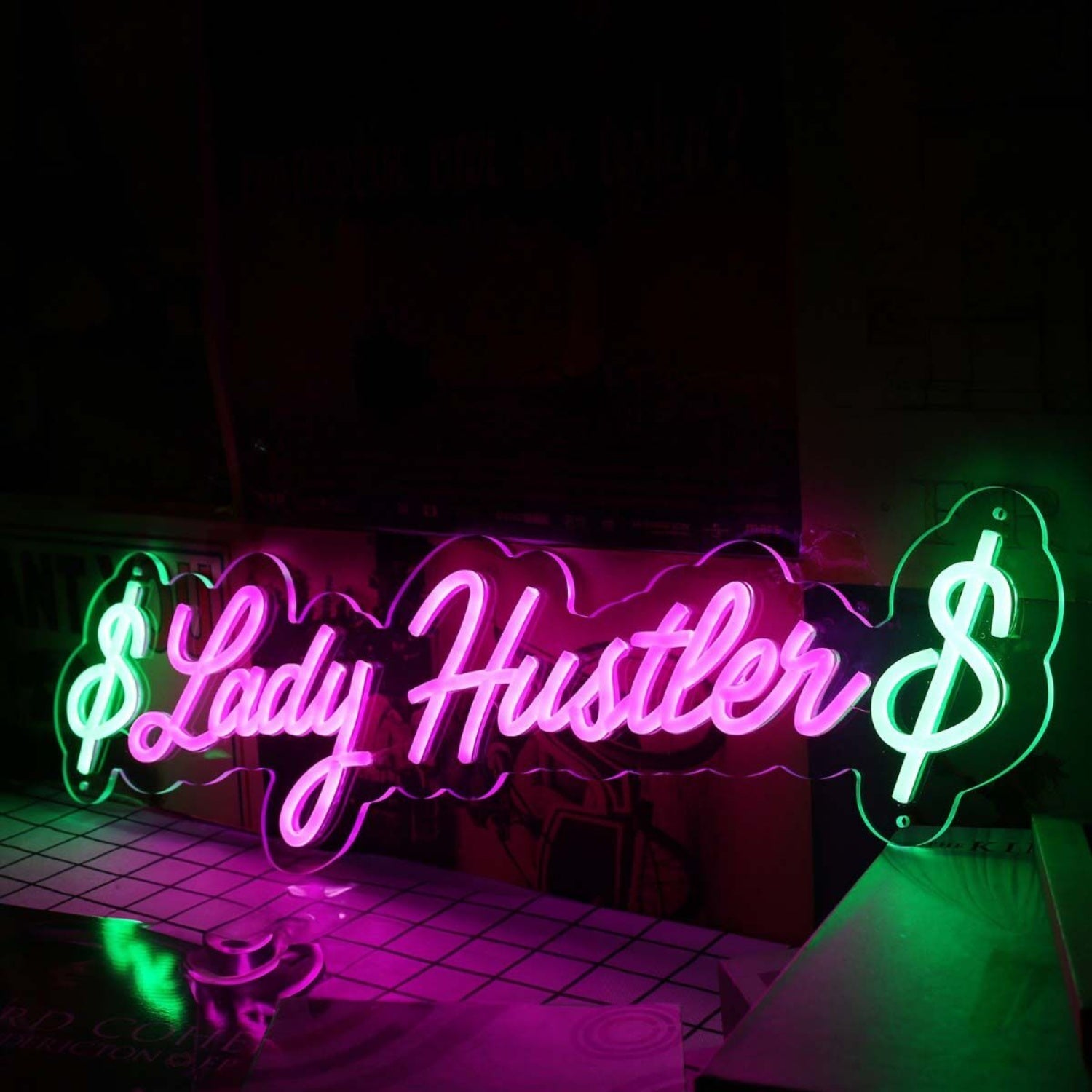 Lady Hustlen Custom Led Neon Sign - Shineneon