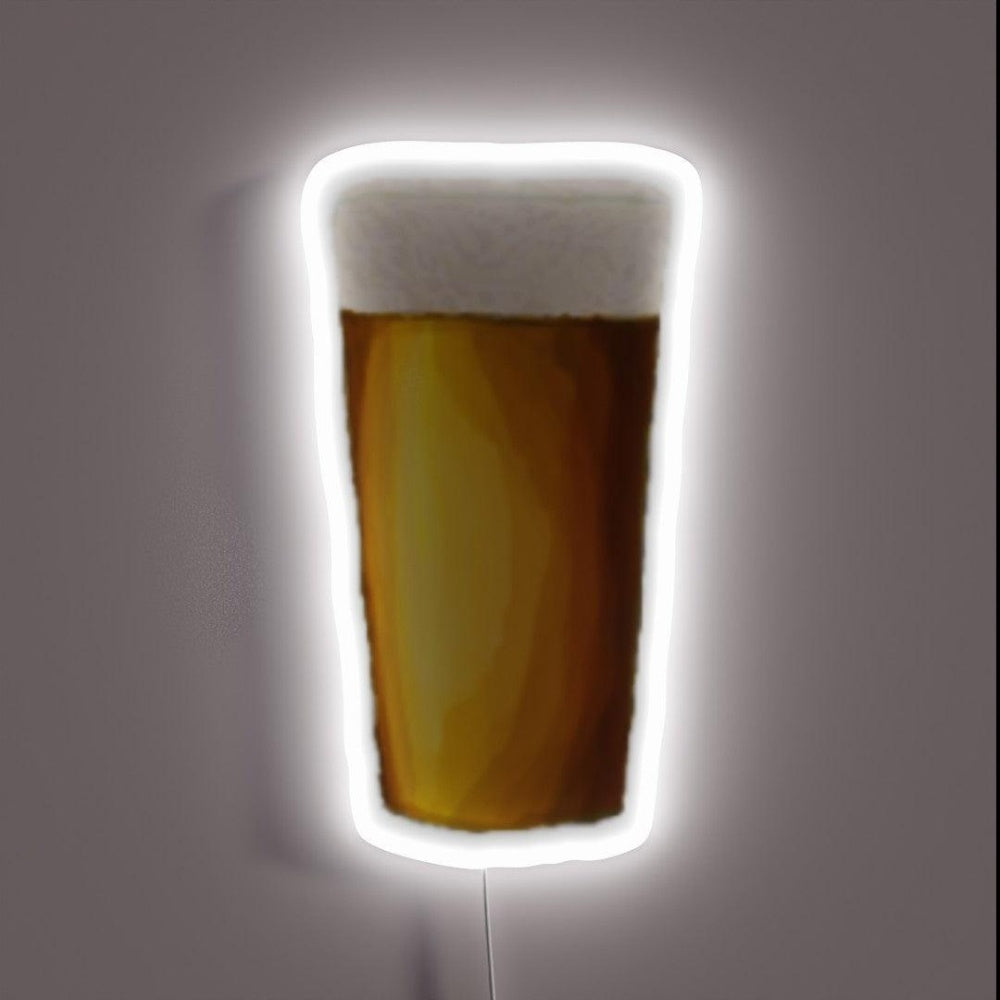 Lager Beer Rgb Led Neon Sign Bar Wall Decor