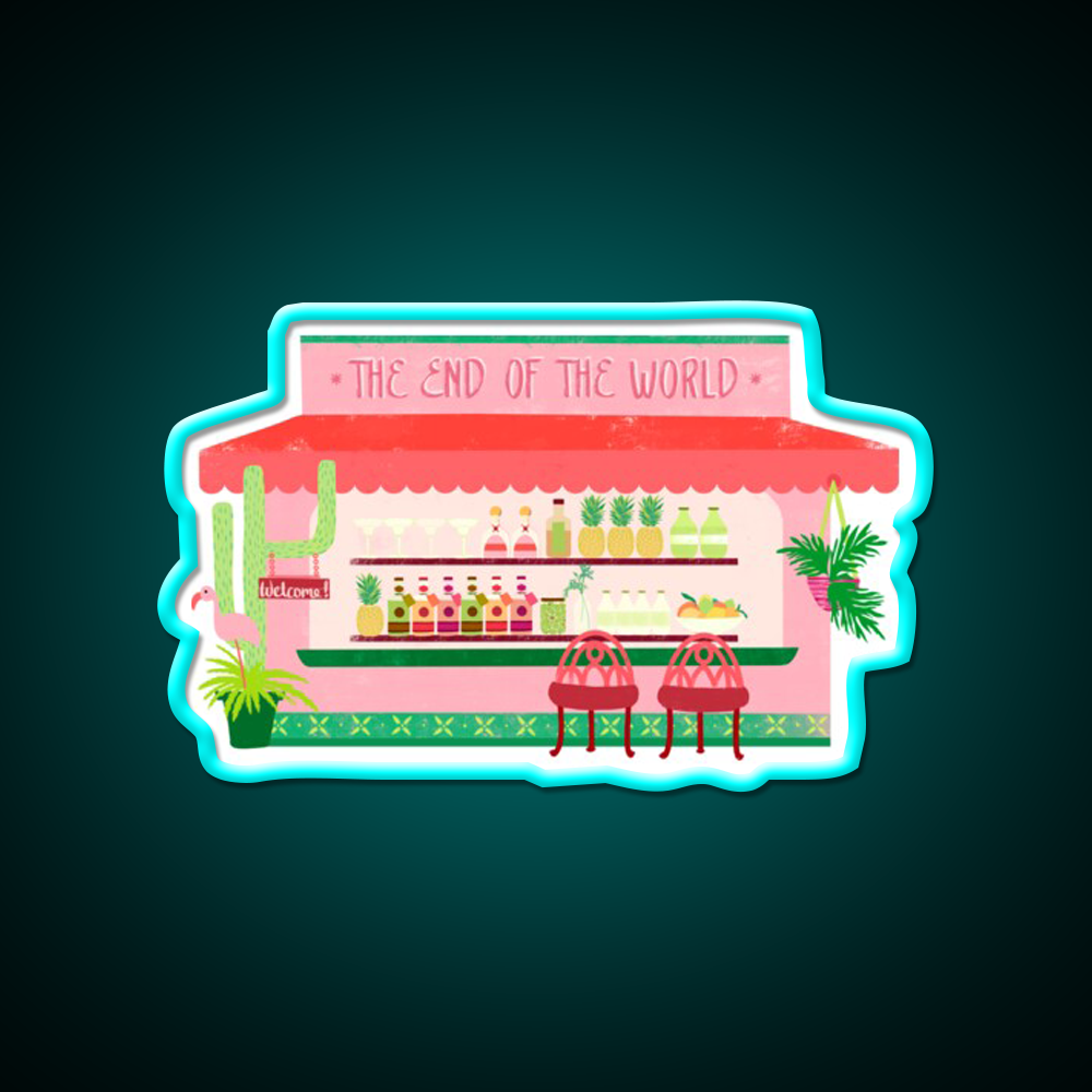 Laguna Inspired Springs Man Cave Bar Led Neon Sign Rgb Color