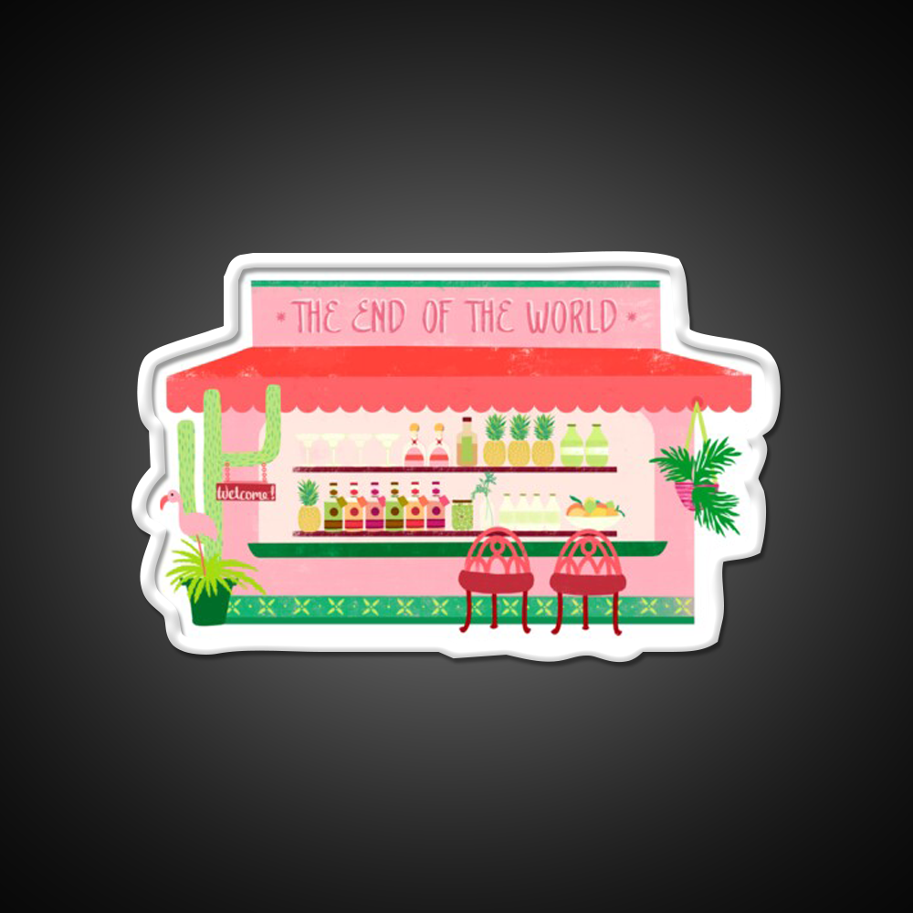 Laguna Inspired Springs Man Cave Bar Led Neon Sign Rgb Color