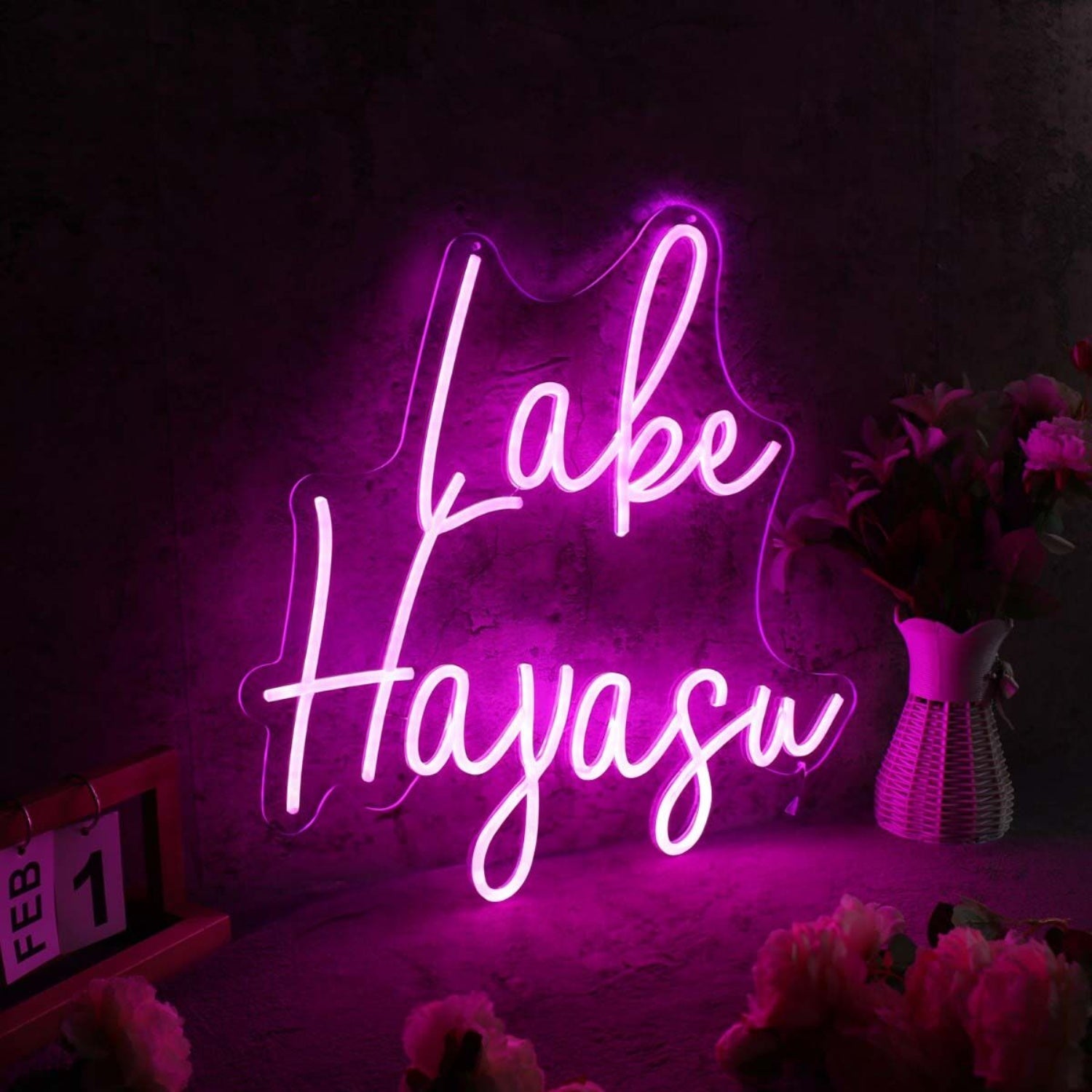 Lake Havasu Pink Led Neon Sign For City Pride And Cultural Decor | Shineneon