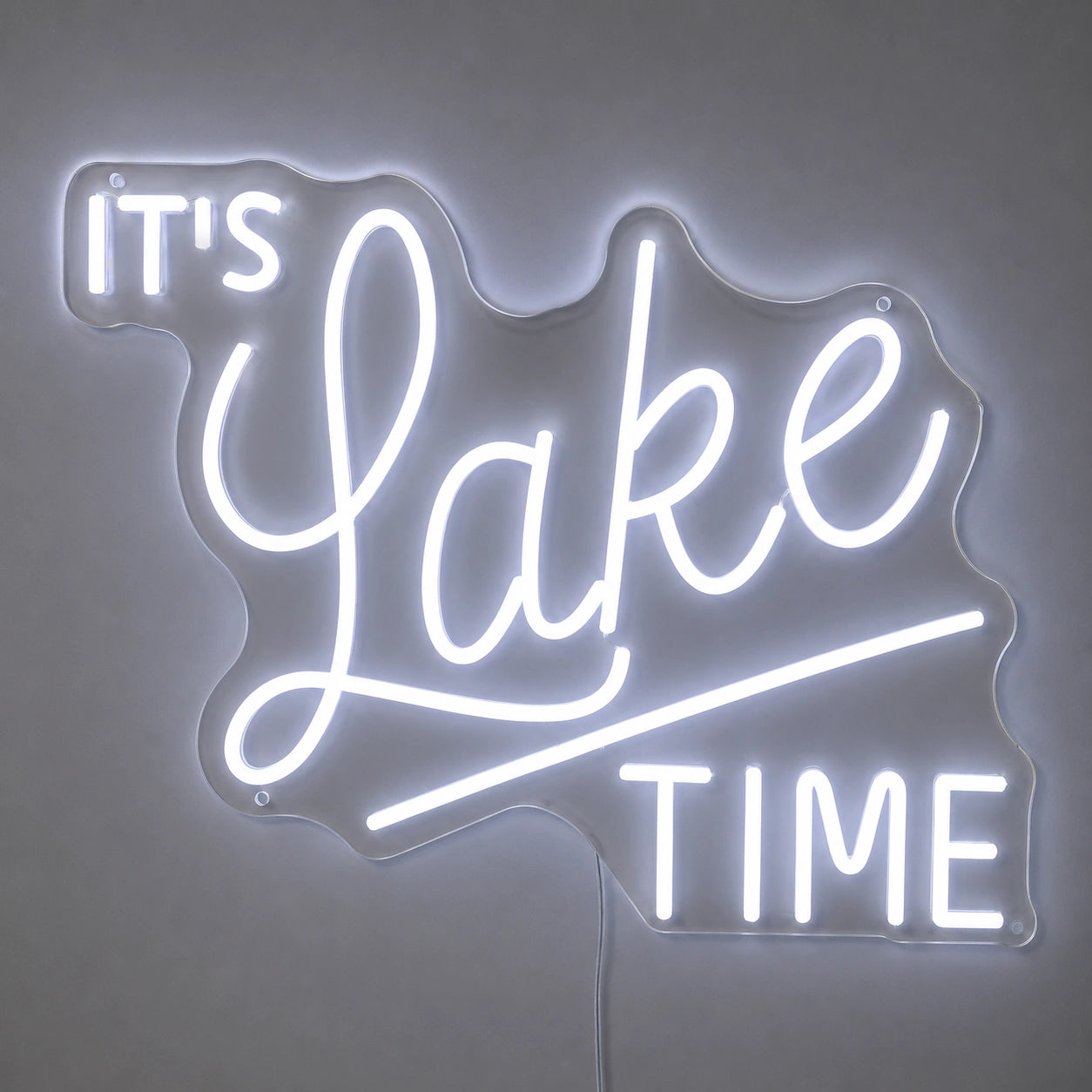 Lake Time Neon Sign LED Neon Sign main product image