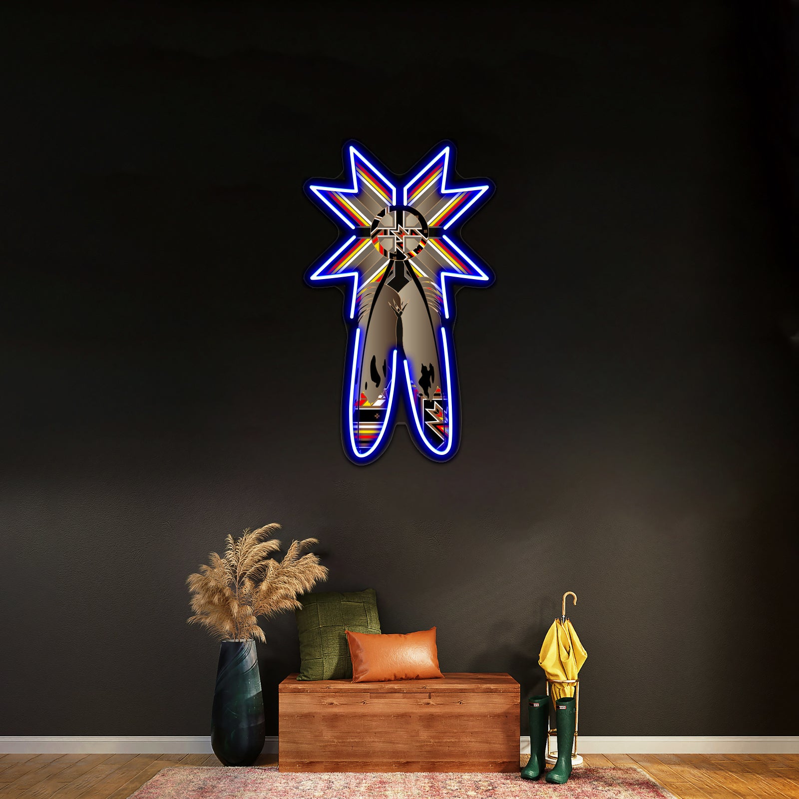 Lakota Design Artwork Neon Light Signs Custom - LED neon sign view 5