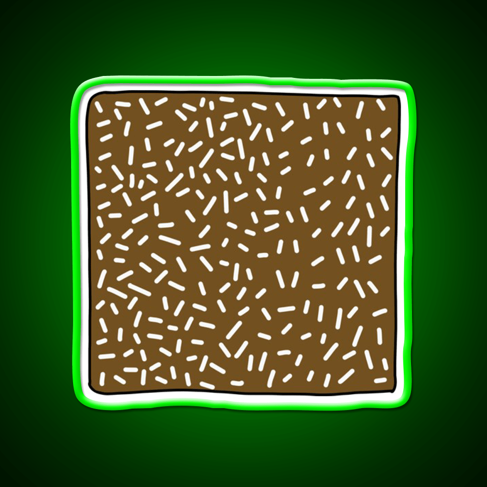 Lamington Snack Food Led Neon Sign Rgb Color - Shineneon