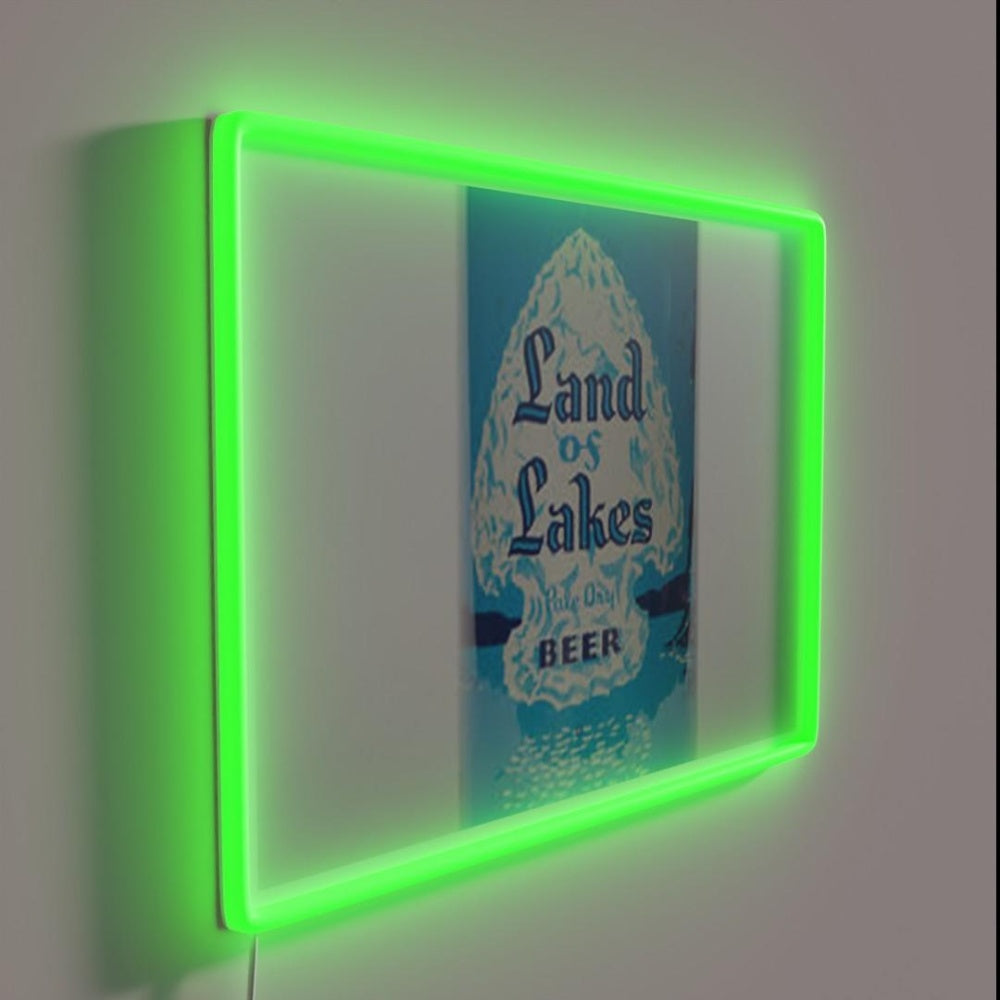 Land Of Lakes Beer Rgb Led Neon Sign