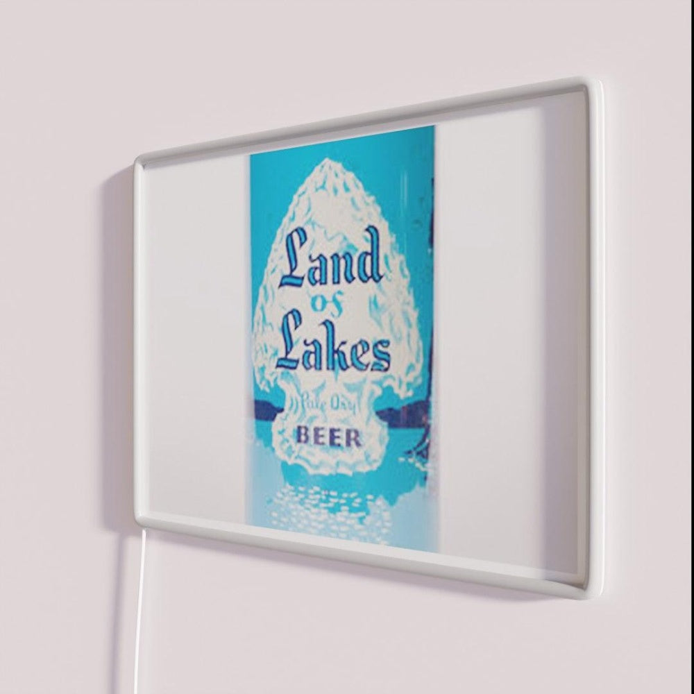 Land Of Lakes Beer Rgb Led Neon Sign