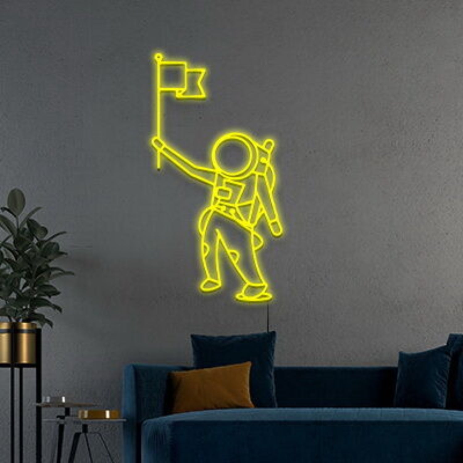 Landed Astronaut Led Neon Sign Space Enthusiasts | Shineneon