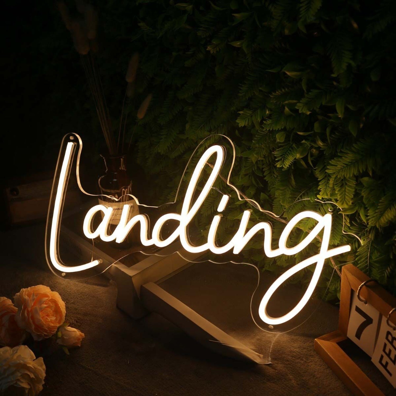 Landing Yellow Led Neon Sign - Shineneon