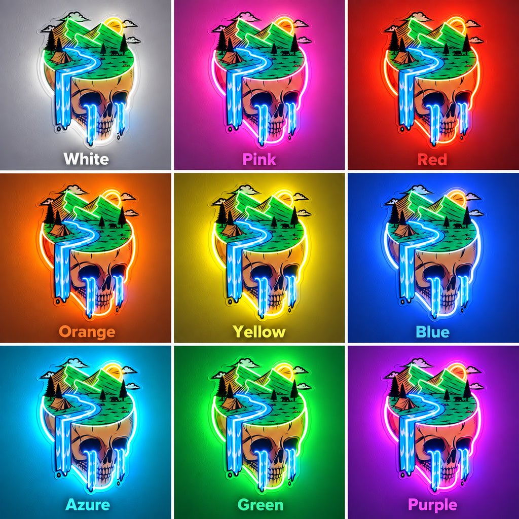 Landscape Skull LED Neon Sign - Shineneon