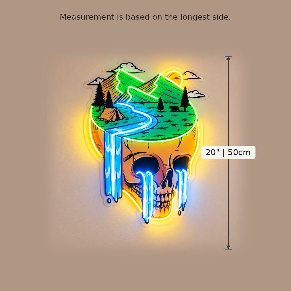 Landscape Skull LED Neon Sign - Shineneon