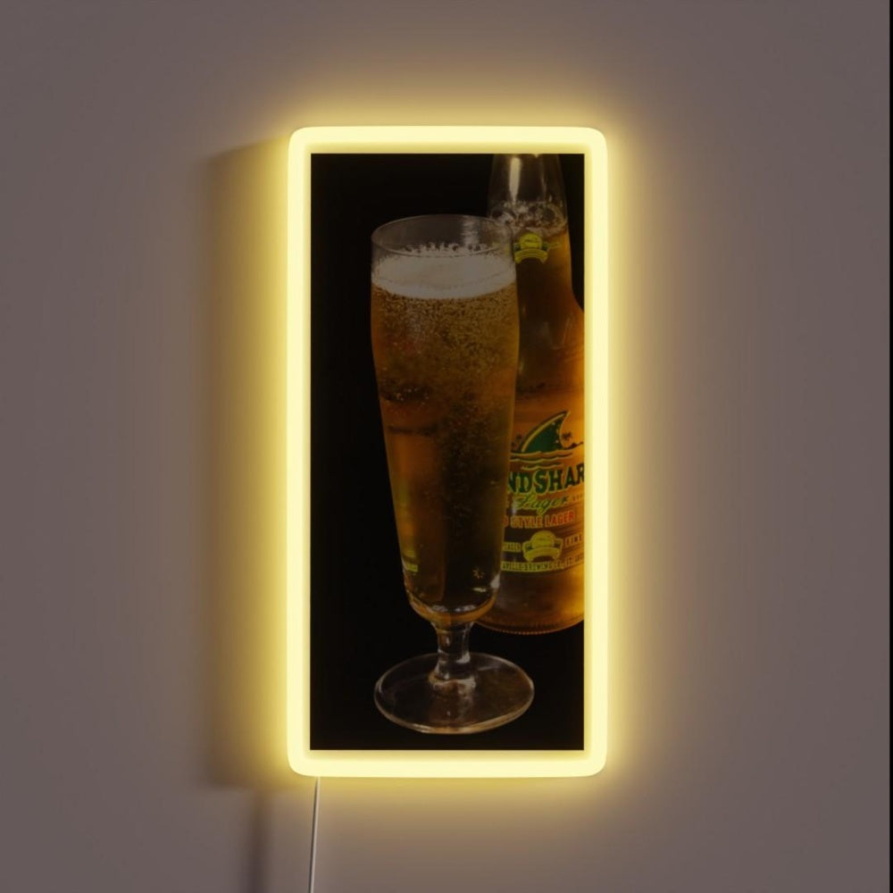 Landshark Beer Photo Rgb Led Neon Sign