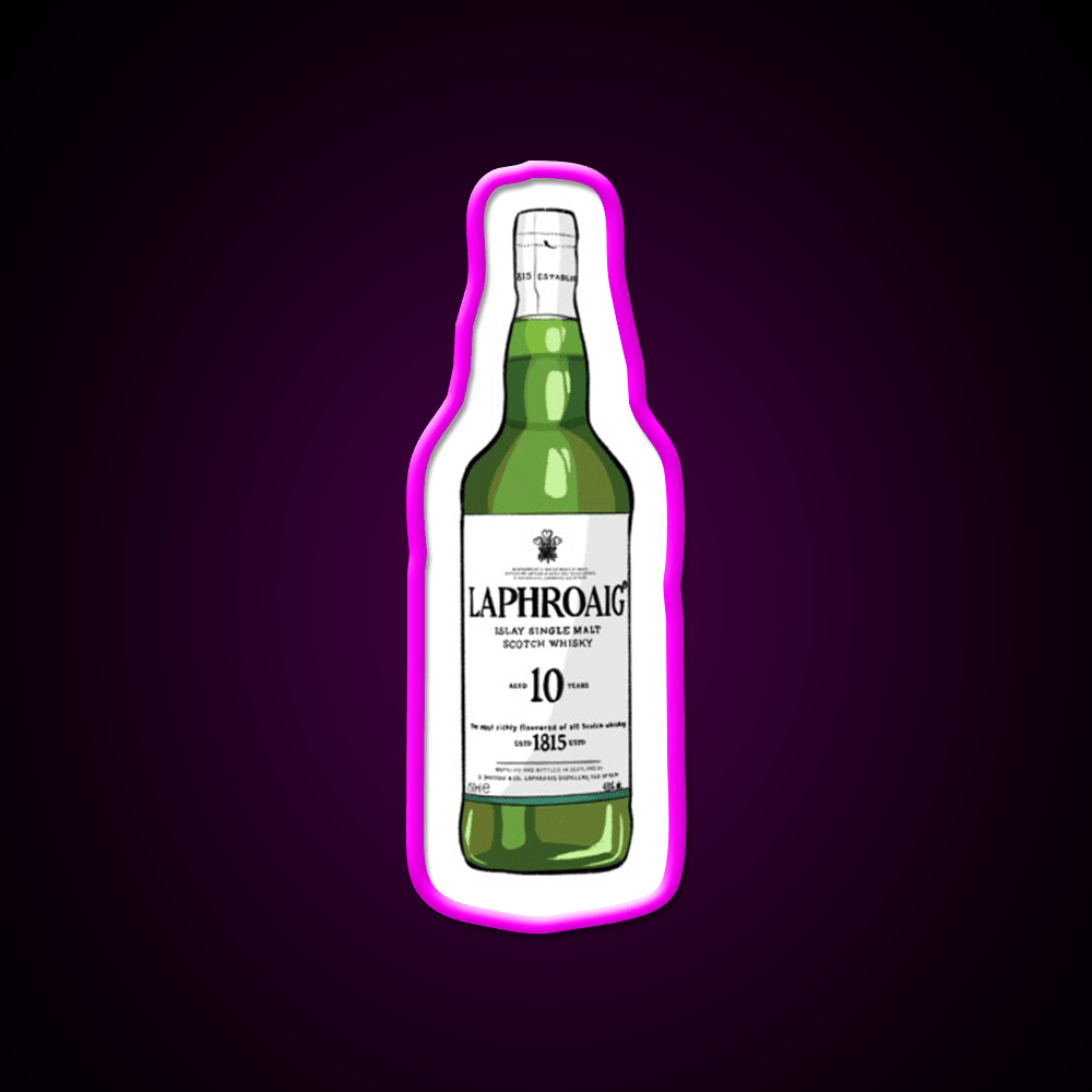 Laphroaig Whiskey Drink Bar Led Neon Sign Rgb Color - Shineneon