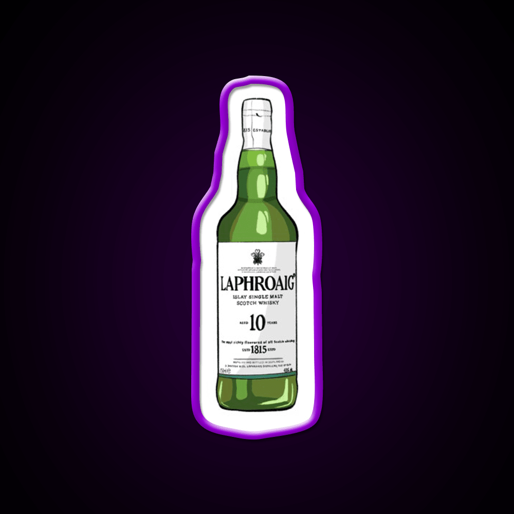 Laphroaig Whiskey Drink Bar Led Neon Sign Rgb Color - Shineneon