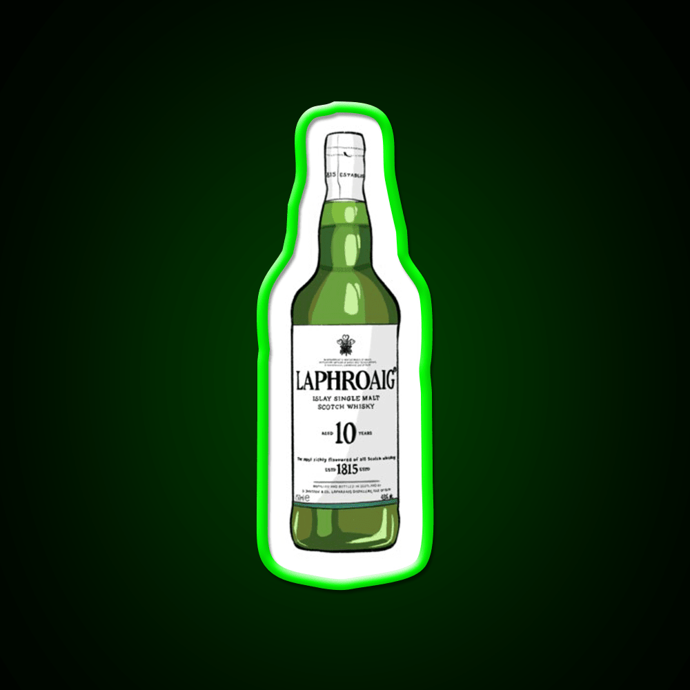 Laphroaig Whiskey Drink Bar Led Neon Sign Rgb Color - Shineneon