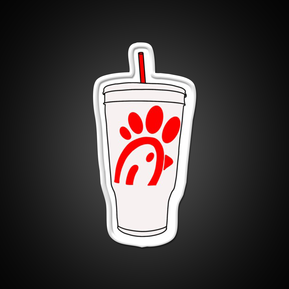 Large Drink Best Chicken Fast Food Led Neon Sign For Burger Place Rgb Color