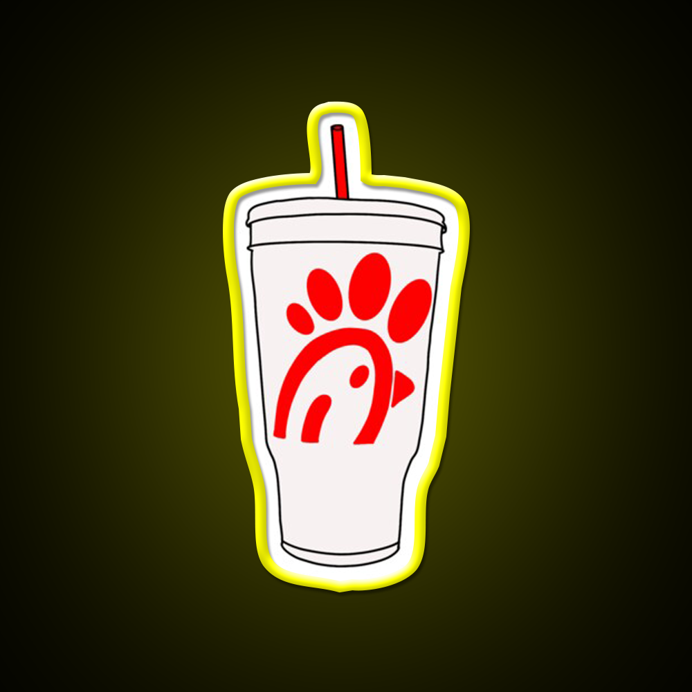 Large Drink Best Chicken Fast Food Led Neon Sign For Burger Place Rgb Color