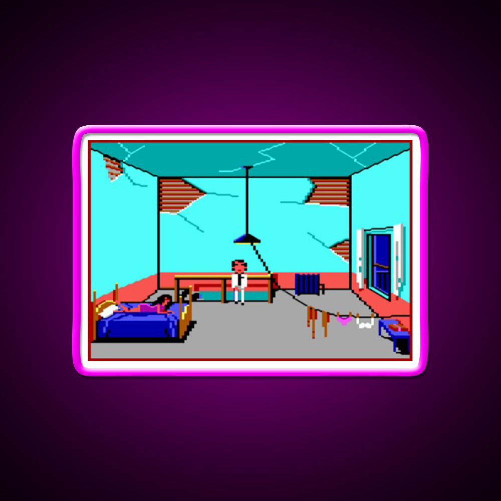 Larry Gets Laid Man Cave Bar Led Neon Sign Rgb Color