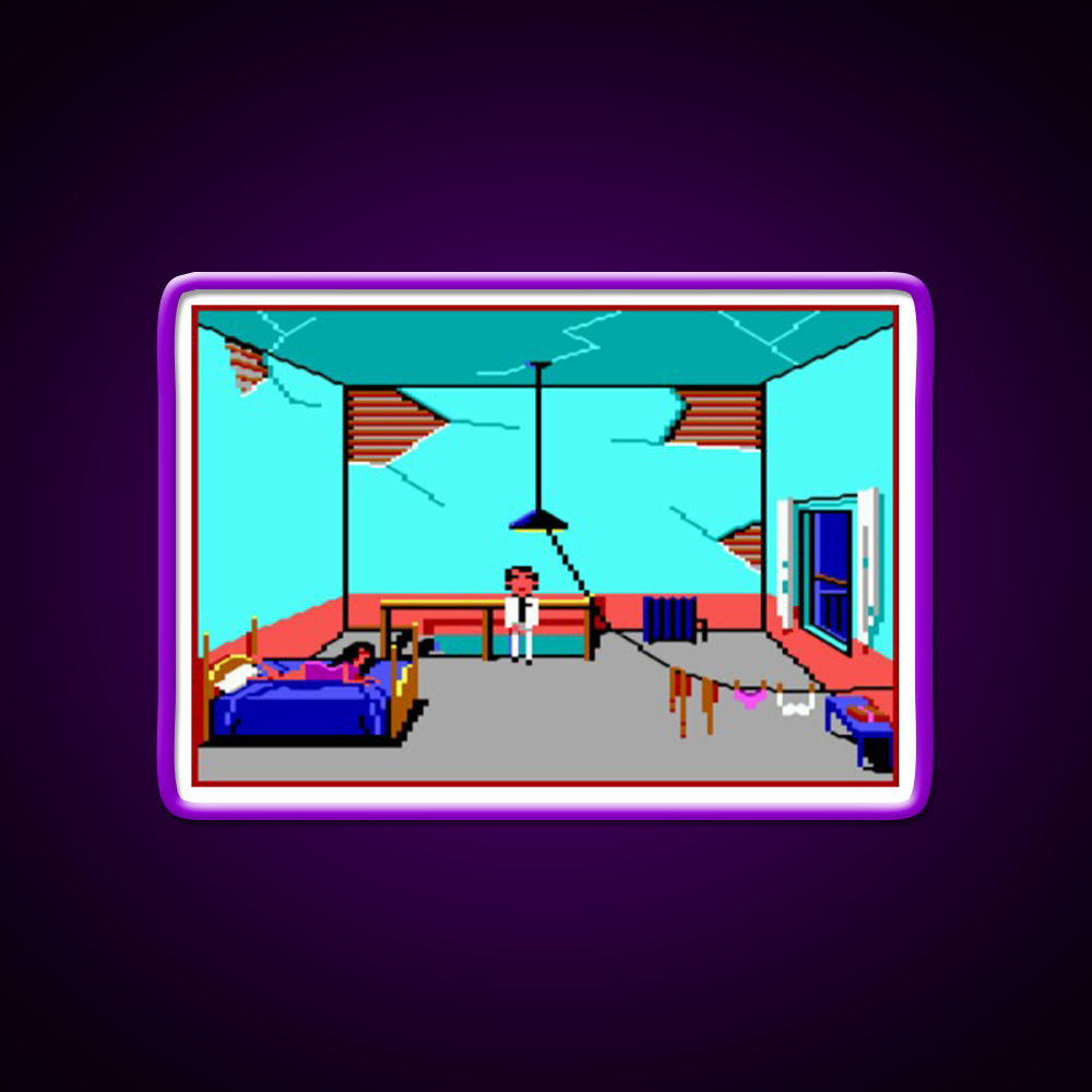 Larry Gets Laid Man Cave Bar Led Neon Sign Rgb Color