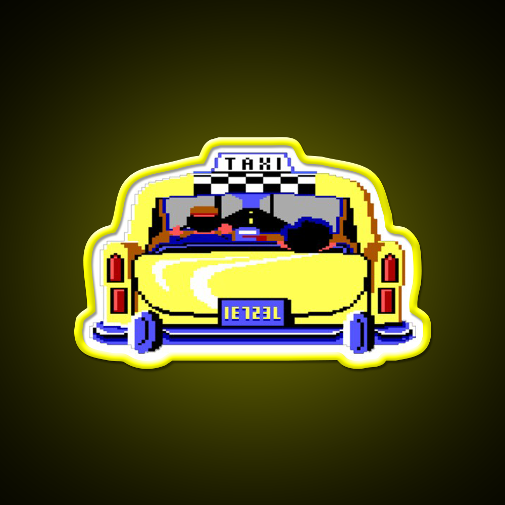 Larry In Taxi Man Cave Bar Led Neon Sign Rgb Color