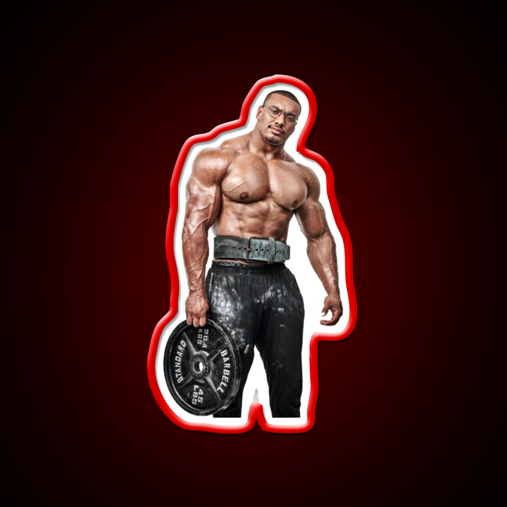 Larry Wheels Photography Gym Fitness Led Neon Sign Rgb Color