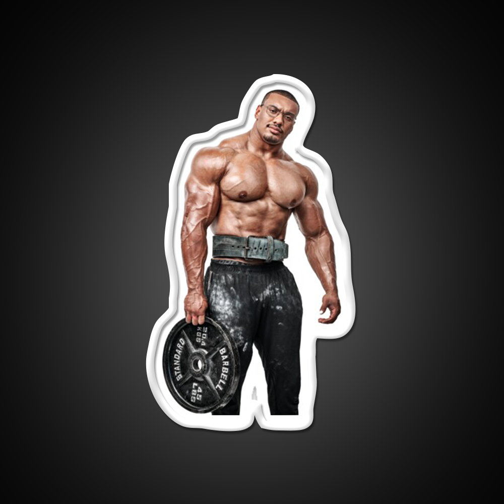 Larry Wheels Photography Gym Fitness Led Neon Sign Rgb Color