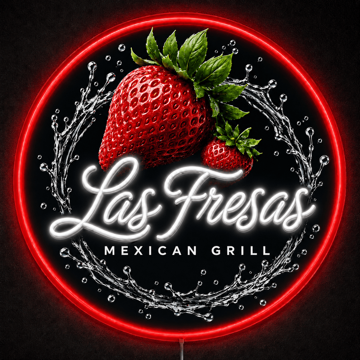 Las Fresas MEXICAN GRILL Custom LED Neon Sign - Shineneon