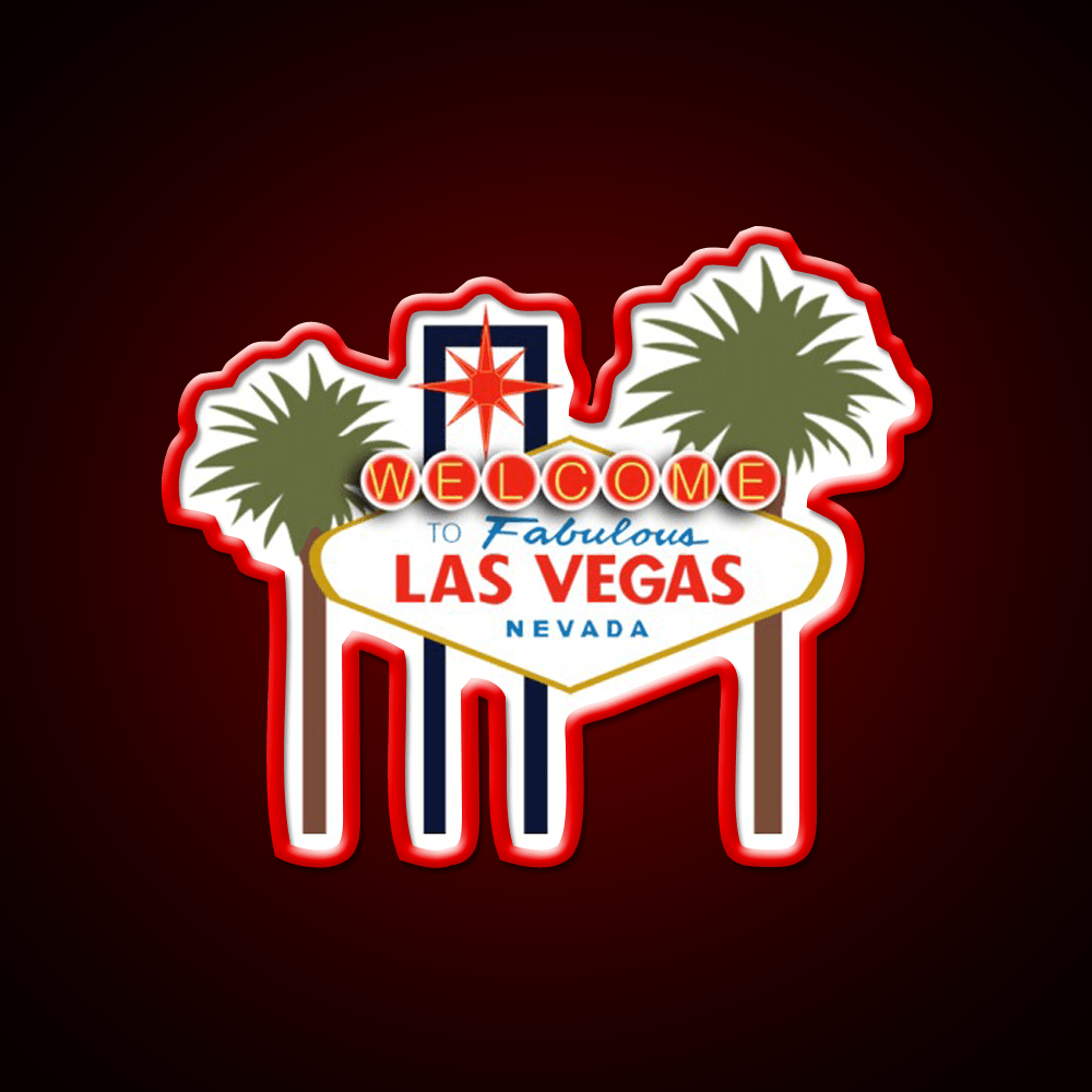 Las Vegas Sign Welcome Led Neon Sign Open Sign Rgb Color - Shineneon